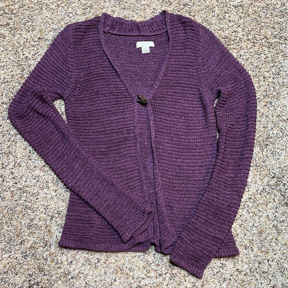 🛍 Christopher Banks Purple Cardigan